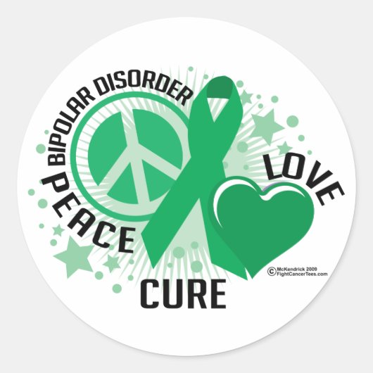 Sticker Rond Trouble bipolaire PLC (Devant)