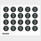 Sticker Rond Trouble Obsessionnel-Compulsif Sensibilisation Ocd (Feuille)