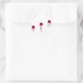 STICKER ROND TROUS DE BULLET SANGLÉ (Sac)