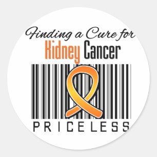 Sticker Rond Trouvant un traitement pour le Cancer v1
