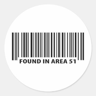 Sticker Rond trouvé dans la zone 51 icône