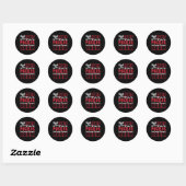 Sticker Rond Trouver Les Clés Résoudre Les Puzzles Escape Room  (Feuille)