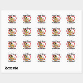 Sticker Rond True Love est Secouru (Feuille)