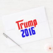 Sticker Rond Trump : 2016 (Enveloppe)