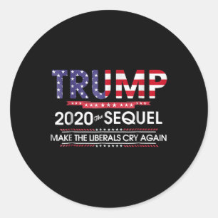 Sticker Rond Trump 2020 : l'égalité fait à nouveau pleurer les
