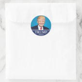 Sticker Rond Trump 2024 (Sac)