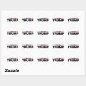 Sticker Rond Trump 2024 (Feuille)