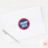 STICKER ROND TRUMP 2024 (Enveloppe)
