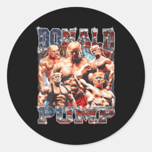 Sticker Rond Trump 2024