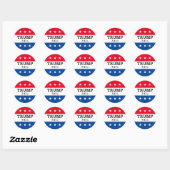 Sticker Rond Trump 2024 (Feuille)