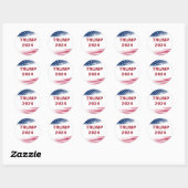 Sticker Rond Trump 2024 (Feuille)