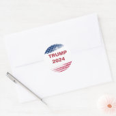 Sticker Rond Trump 2024 (Enveloppe)