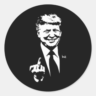 Sticker Rond Trump 2024 - Élection américaine