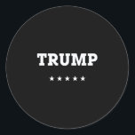 Sticker Rond Trump 2024 Reprendre l'Amérique Élection Rouge<br><div class="desc">Trump 2024 Reprendre l'Amérique Élection Rouge</div>