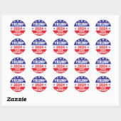 STICKER ROND TRUMP 2024 SAVE AMERICA (Feuille)