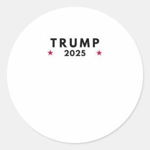 Sticker Rond Trump 2025 2