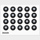Sticker Rond Trump 2025 4 (Feuille)