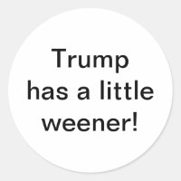 Trump a un petit pénis Hankamer Artjunkhaus
