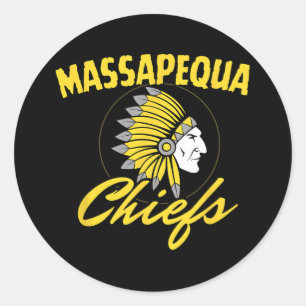 Sticker Rond Trump avec les chefs de Mapequa 2025