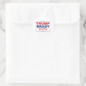 Sticker Rond Trump Brady 2016 : Rendre l'inflation à l'Amérique (Sac)