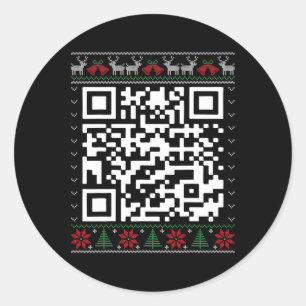 Sticker Rond Trump Dance Troll Qr Drôle Président Trump Dance C