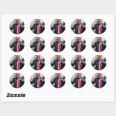 Sticker Rond Trump Danse (Feuille)
