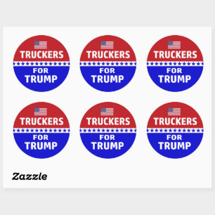 Sticker Rond Trump : Des Tuckers