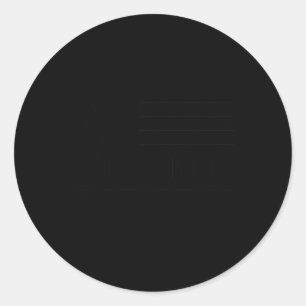 Sticker Rond Trump - Drapeau américain