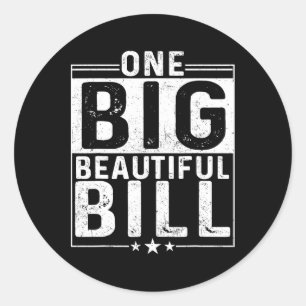 Sticker Rond Trump Grande Facture Une Grande Belle Facture Drôl