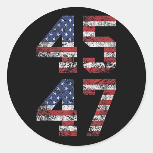 Sticker Rond Trump Meilleure Couverture Que 5g Pouvez-Vous Nous (Devant)