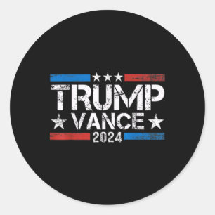 Sticker Rond Trump Meilleure Couverture Que 5g Pouvez-Vous Nous