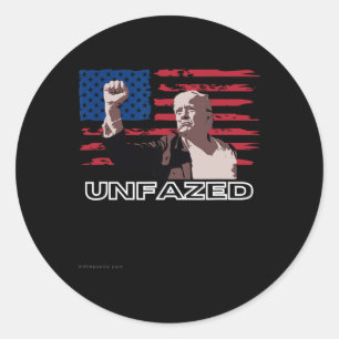 Sticker Rond Trump pour président 2024 Rassemblement électoral 