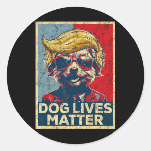 Sticker Rond Trump remporte le président Trump en 2024