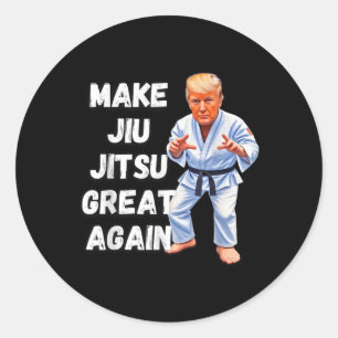 Sticker Rond Trump Rendre sa grandeur à Jiu-jitsu Bjj
