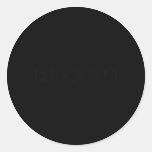 Sticker Rond Trump Shot 2024 (Devant)