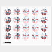 Sticker Rond Trump Vance (Feuille)