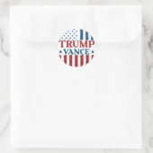Sticker Rond Trump Vance (Sac)