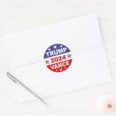 STICKER ROND TRUMP VANCE 2024 (Enveloppe)