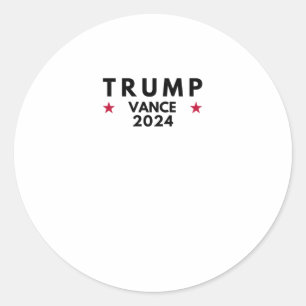 Sticker Rond Trump Vance 2024