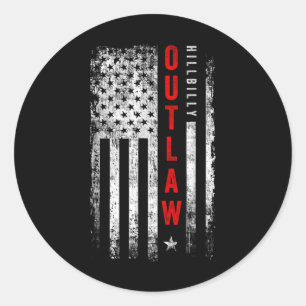 Sticker Rond Trump Vance 2024 Donald Trump J.d. Vance Hors-la-l