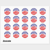 STICKER ROND TRUMP VANCE 2024 SAVE AMERICA (Feuille)
