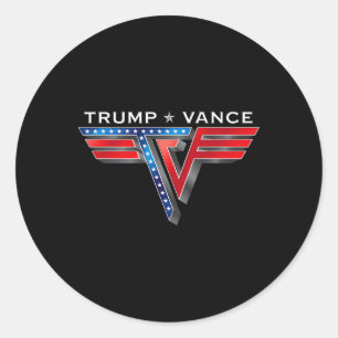 Sticker Rond Trump Vance Amérique Trump Nous avons gagné Inaugu