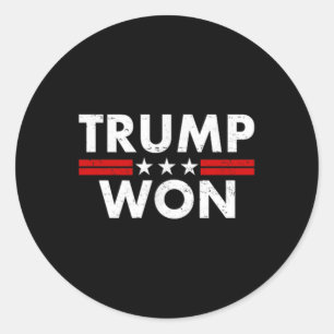 Sticker Rond Trump Won Truck 45_47 Gestion des déchets (sur Ba