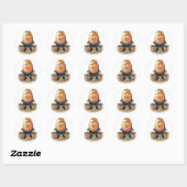 Sticker Rond Trumpty Dumpty (Feuille)
