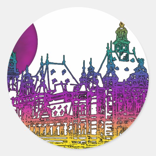 STICKER ROND TSE 5 (Devant)