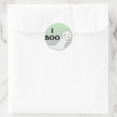 Sticker Rond Tshirts et cadeaux Ghoost Boo (Sac)