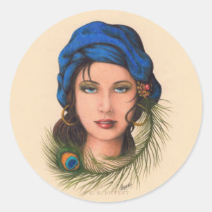 Sticker Rond Tsigane