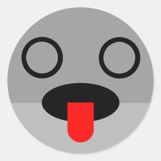 Sticker Rond Tsung-Jo Clupkitz Face (Devant)