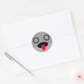 Sticker Rond Tsung-Jo Clupkitz Face (Enveloppe)