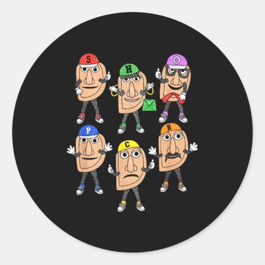 Sticker Rond Ttsburgh Erogies Funny Meme (Devant)